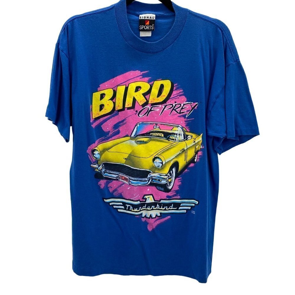 Signal Sports Vintage Single Stitch Bird of Prey Thunderbird T-Shirt Size L